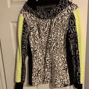 Tonia Debellis Graphic Zip-Up Jacket